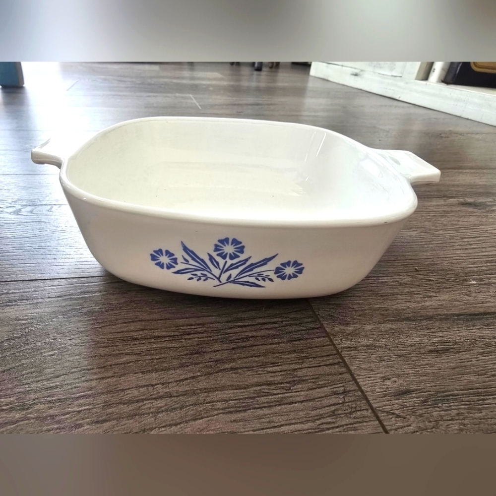 Corningware 1 Qt Blue Cornflower Dish No Lid